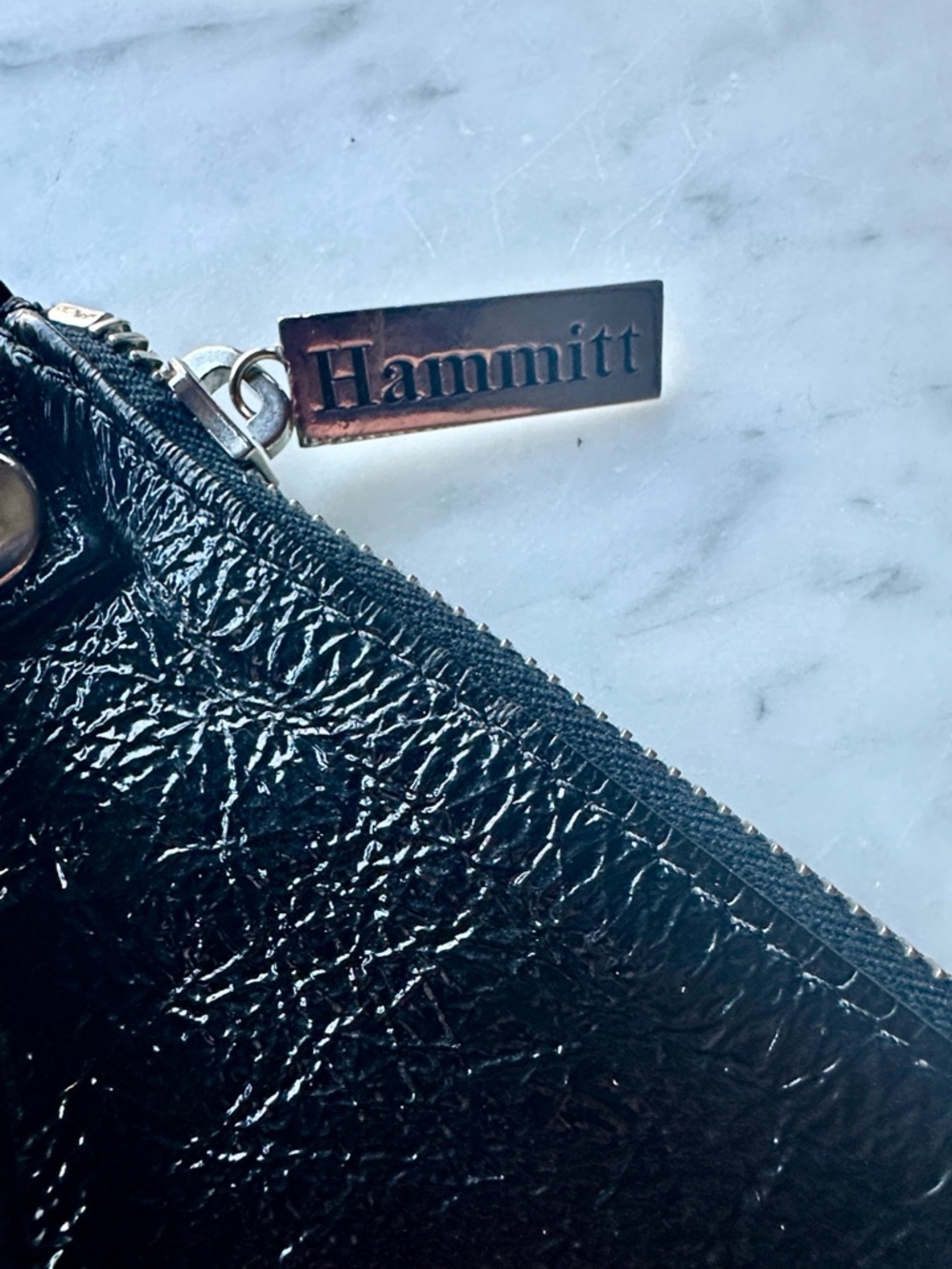 Black Leather Wristlet by Hammitt - Picture 3 of 11